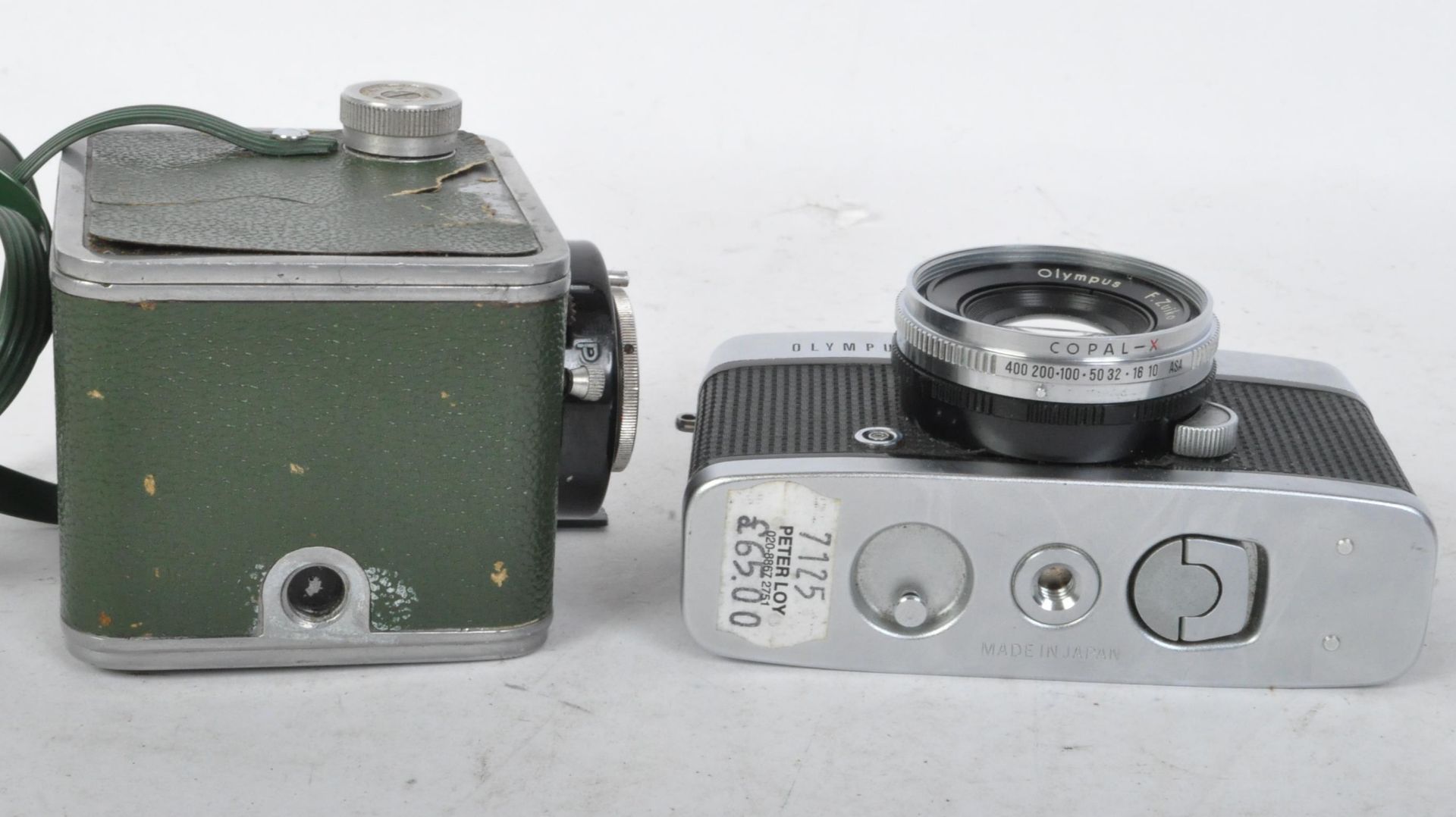 VINTAGE OLYMPUS PEN-D CAMERA WITH RONDINE BOX CAMERA - Image 5 of 5