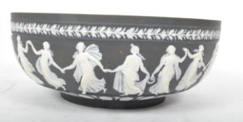 WEDGWOOD JASPERWARE DIP ASPHALT CENTREPIECE BOWL