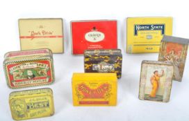 ASSORTMENT OF EARLY 20TH CENTURY CIGARETTE TINS & BOXES