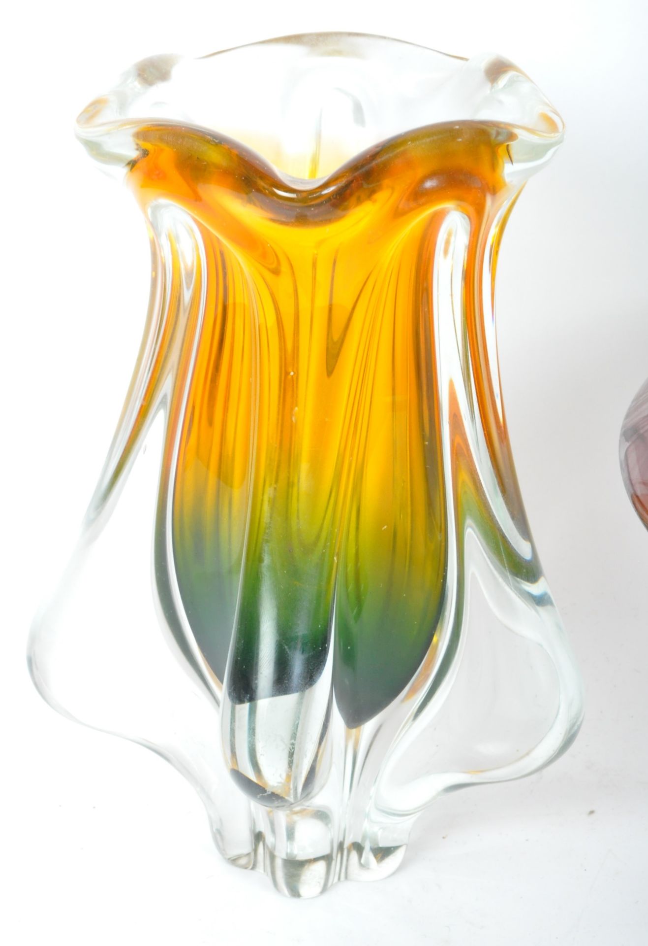 COLLECTION OF RETRO VINTAGE COLOURFUL STUDIO ART GLASS - Image 2 of 7