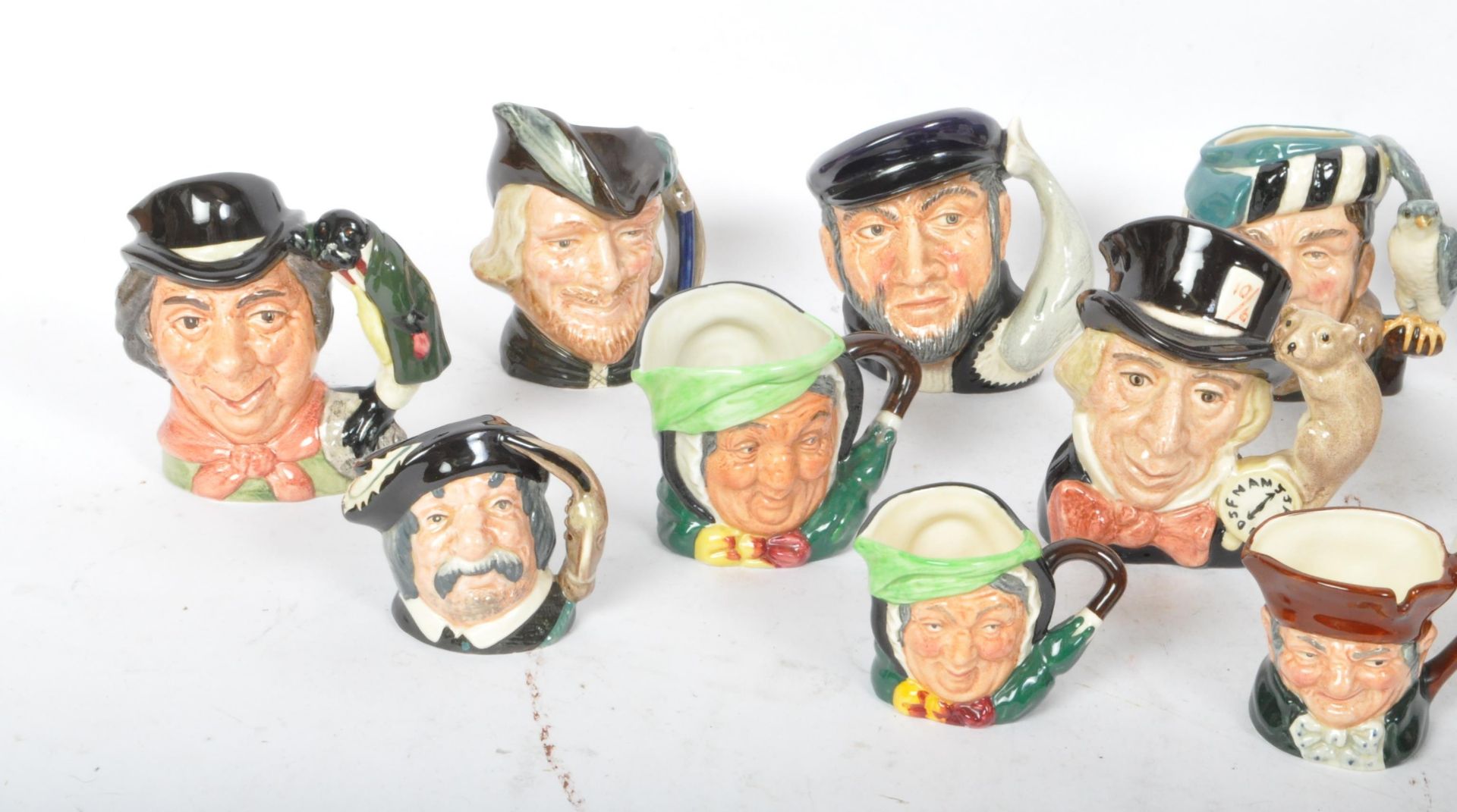 LARGE COLLECTION OF VINTAGE ROYAL DOULTON TOBY JUGS - Bild 2 aus 9