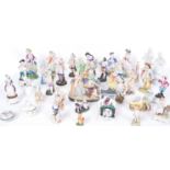 COLLECTION OF 19TH CENTURY & LATER FIGURES - BISQUE & SITZENDORF