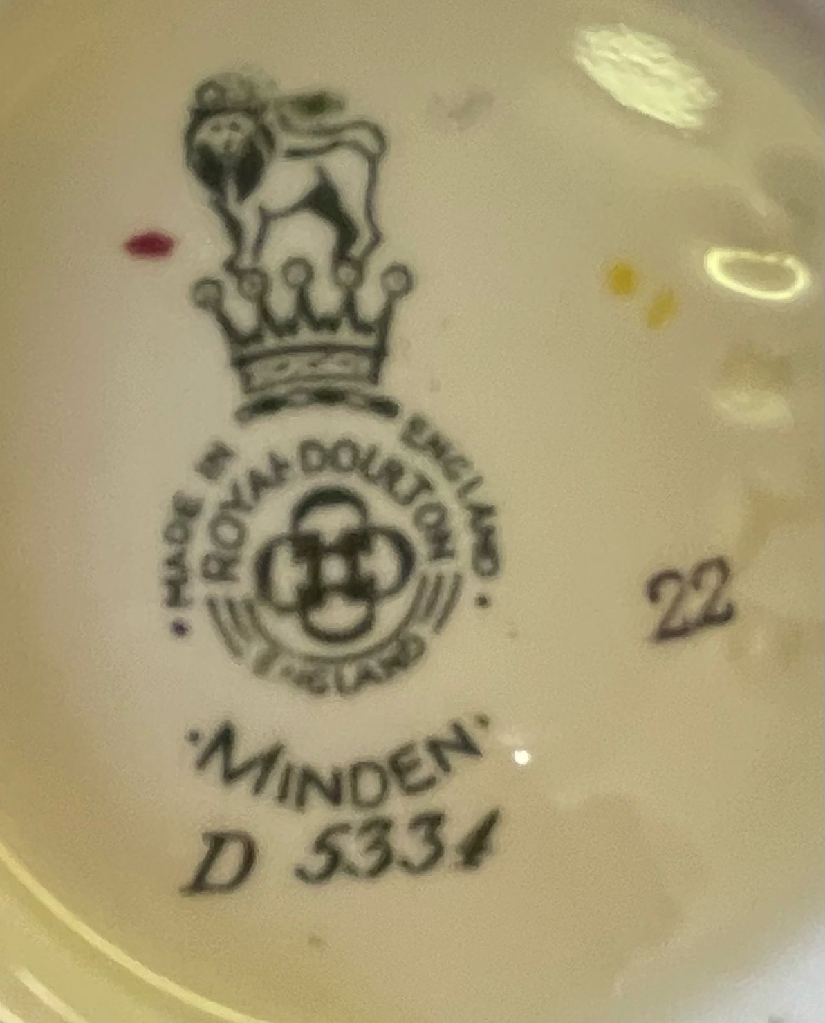 ROYAL DOULTON - MINDEN - CHINA TEA / DINNER SERVICE - Image 7 of 7