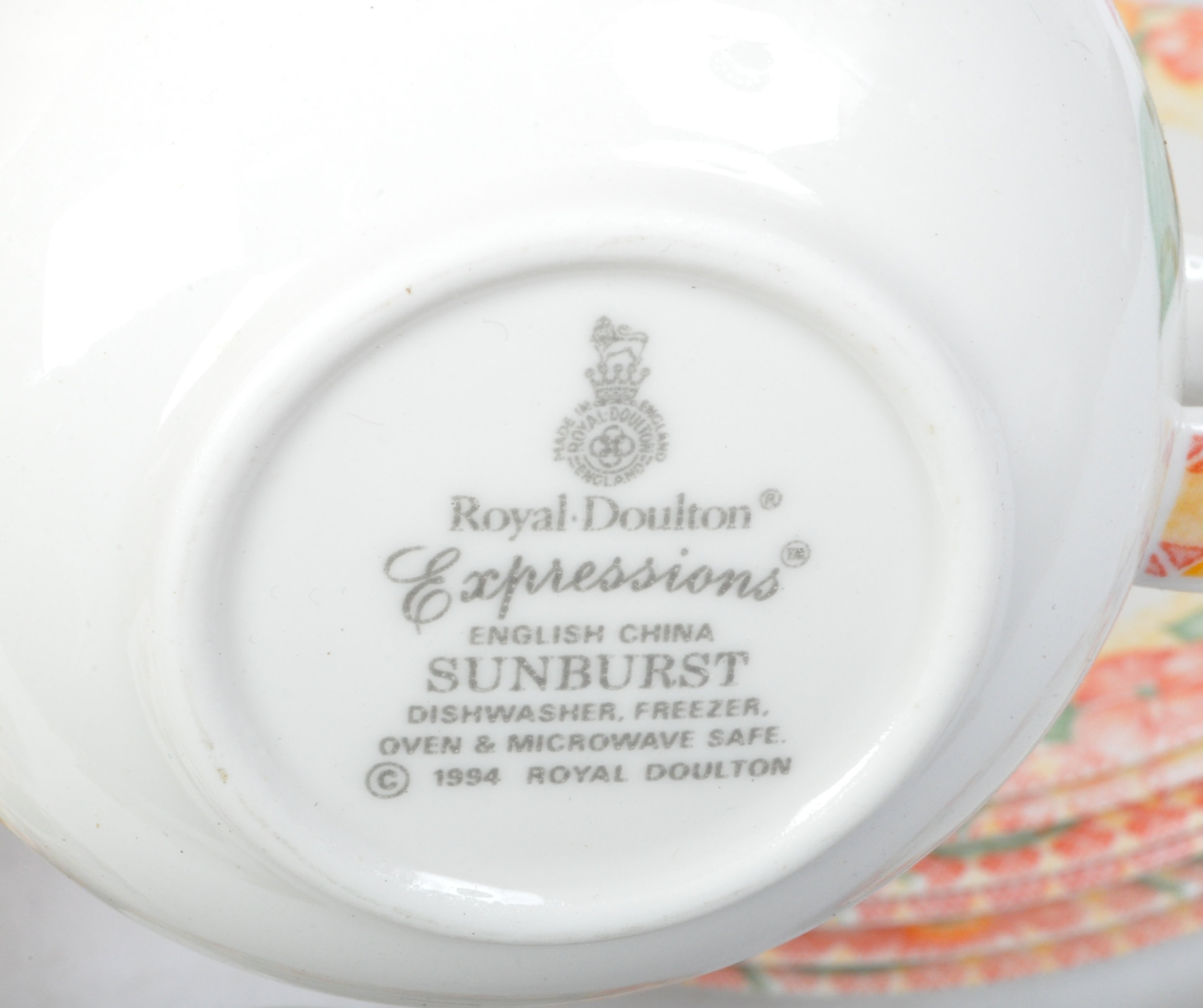 ROYAL DOULTON - EXPRESSIONS - SUNBURST TEA SERVICE - Image 6 of 6
