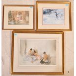 THREE WILLIAM RUSSELL FLINT - COLLECTION OF PRINTS