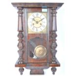 EARLY 20TH CENRURY EIGHT DAY WALL CLOCK