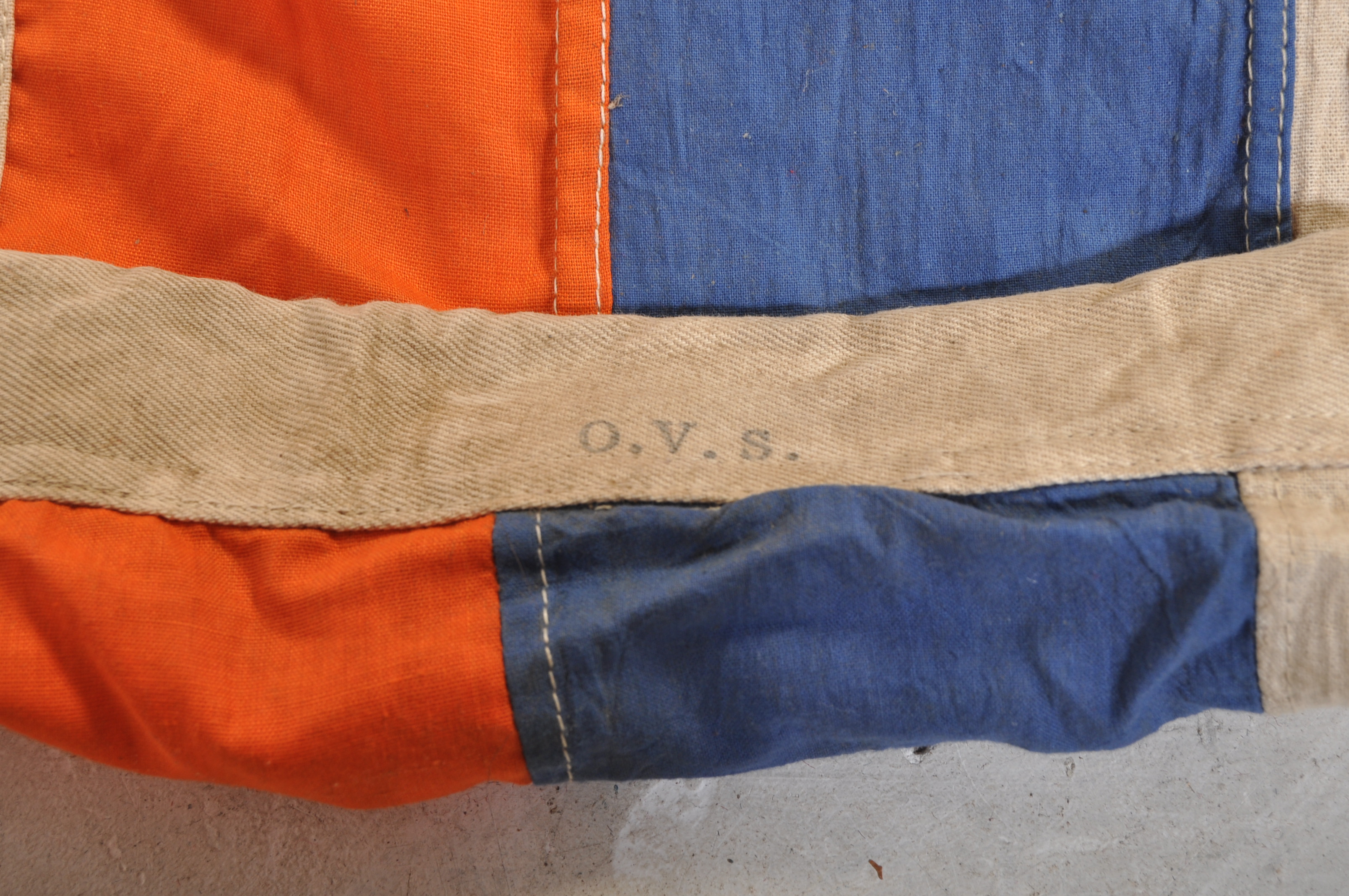 EARLY BOER WAR PERIOD FREE ORANGE STATE FLAG - Image 5 of 6