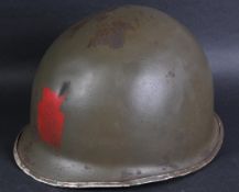 WWII SECOND WORLD WAR US M1 28TH INFANTRY DIVISION HELMET
