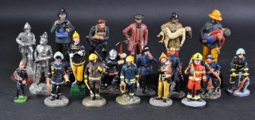 COLLECTION OF ASSORTED FIREFIGHTING MODEL FIGURINES
