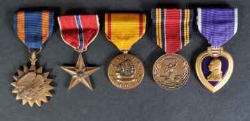 WWII SECOND WORLD WAR US UNITED STATES CAMPAIGN MEDALS