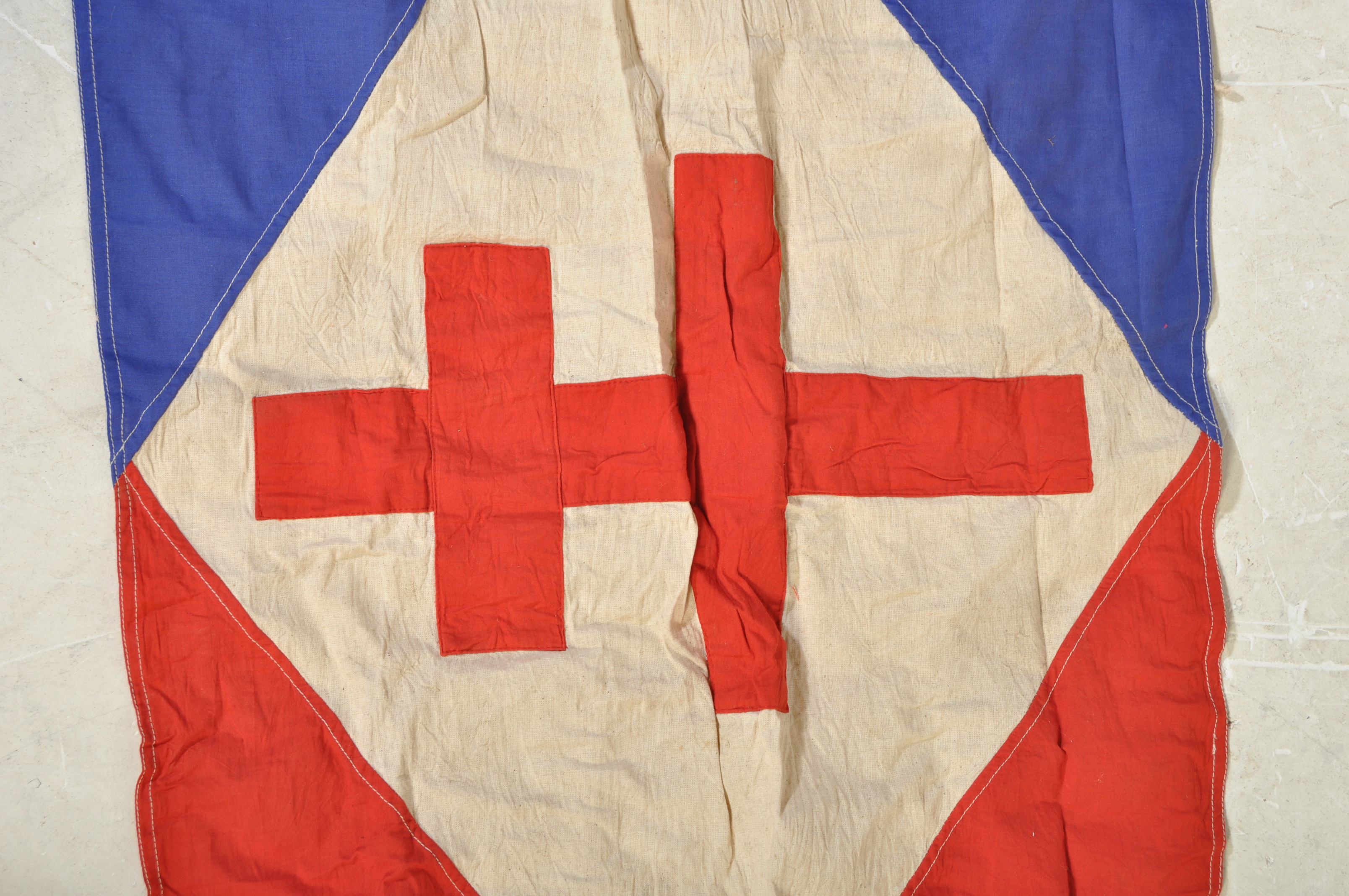 WWII SECOND WORLD WAR FREE FRENCH NAVAL FORCES FLAG - Image 2 of 5