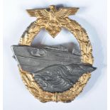 WWII SECOND WORLD WAR GERMAN KRIEGSMARINE E-BOAT BADGE