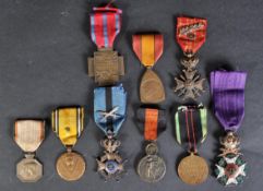 COLLECTION OF ASSORTED BELGIAN CAMPAIGN MEDALS