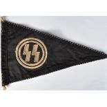 WWII SECOND WORLD WAR GERMAN THIRD REICH SS OFFICERS CAR PENNANT