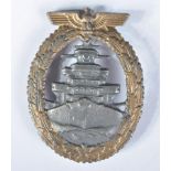 SECOND WORLD WAR GERMAN KRIEGSMARINE HIGH SEAS FLEET BADGE