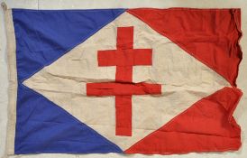 WWII SECOND WORLD WAR FREE FRENCH NAVAL FORCES FLAG