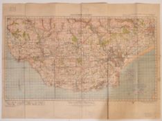 WWII SECOND WORLD WAR WALES HOME GUARD OS MAP