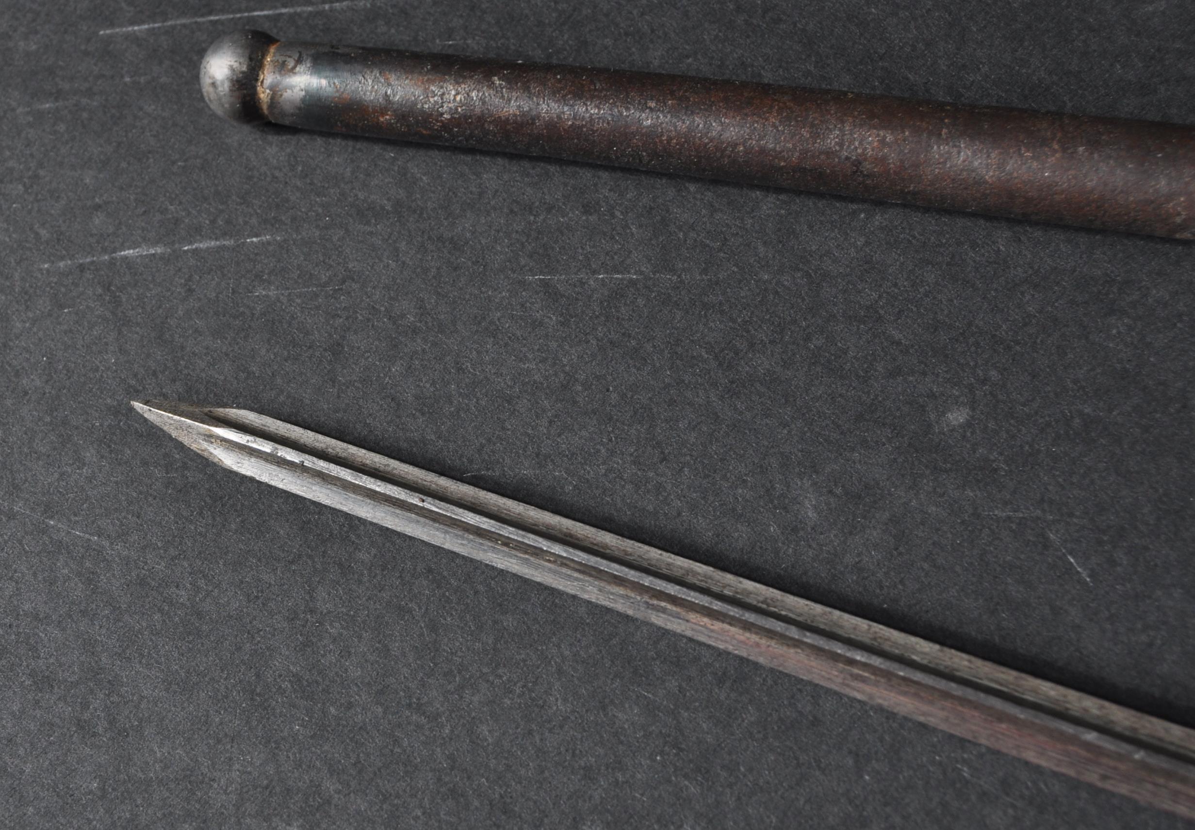 19TH CENTURY FRENCH M1886 LEBEL RIFLE BAYONET - Image 7 of 8