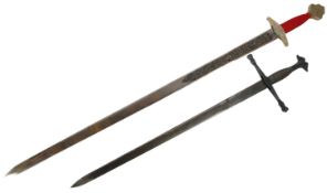 TWO 20TH CENTURY RE-ENACTMENT SPANISH SWORDS