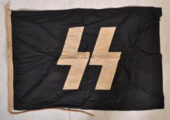 WWII SECOND WORLD WAR GERMAN THIRD REICH SS FLAG