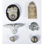 COLLECTION OF WWII SECOND WORLD WAR GERMAN BADGES