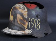 WWI FIRST WORLD WAR GERMAN M16 HELMET MEMORIAL HELMET