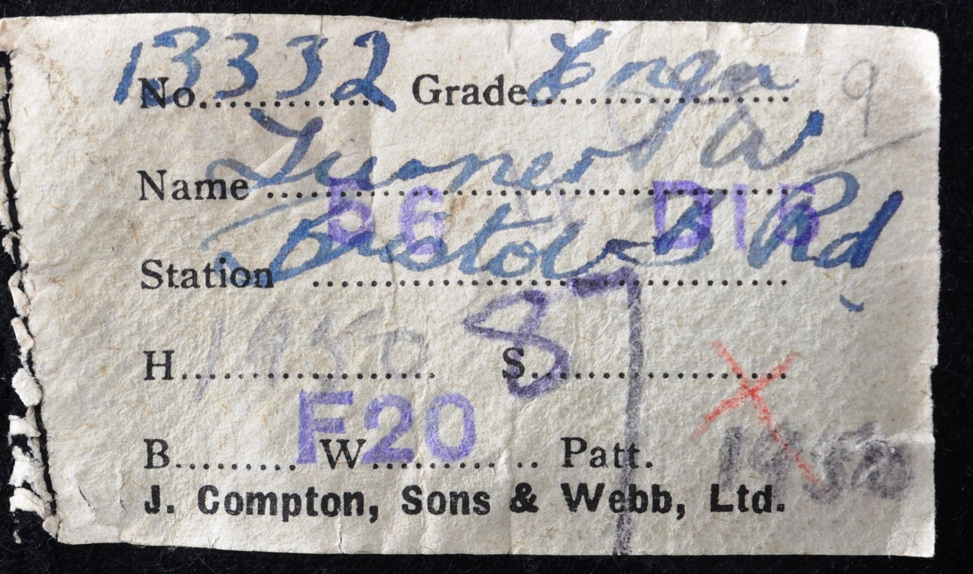 GREAT WESTERN RAILWAY JACKET & TRANSPORT COMMISSION DOCUMENTS - Bild 7 aus 13