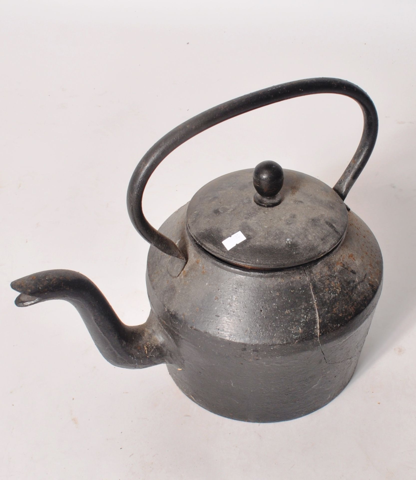 VICTORIAN CAST IRON CREW TEA POT - Image 4 of 4