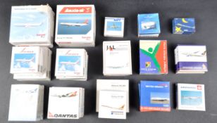 LARGE COLLECTION OF ASSORTED GERMAN ' SCHABAK & HERPA WINGS ' DIECAST AEROPLANES