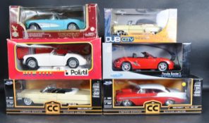 COLLECTION OF ASSORTED 1/18 SCALE DIECAST MODEL CARS