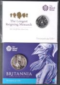 COINS - £50 COMMEMORATIVE COIN & £20 COMMEMORATIVE COIN