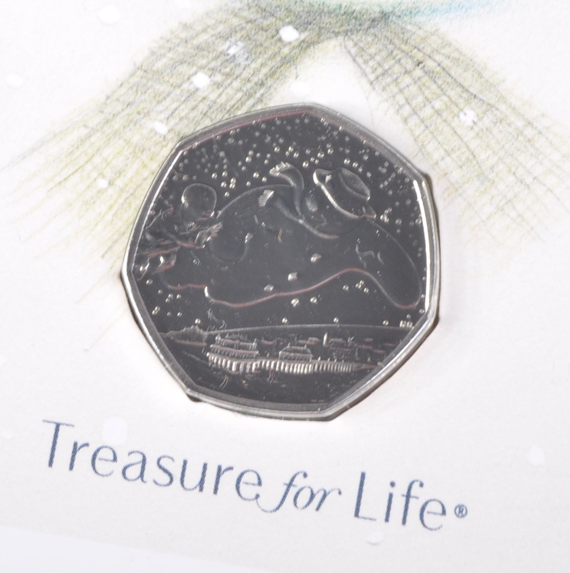 COINS - WINNIE THE POOH & THE SNOWMAN - 50P PRESENTATION COINS - Image 3 of 7