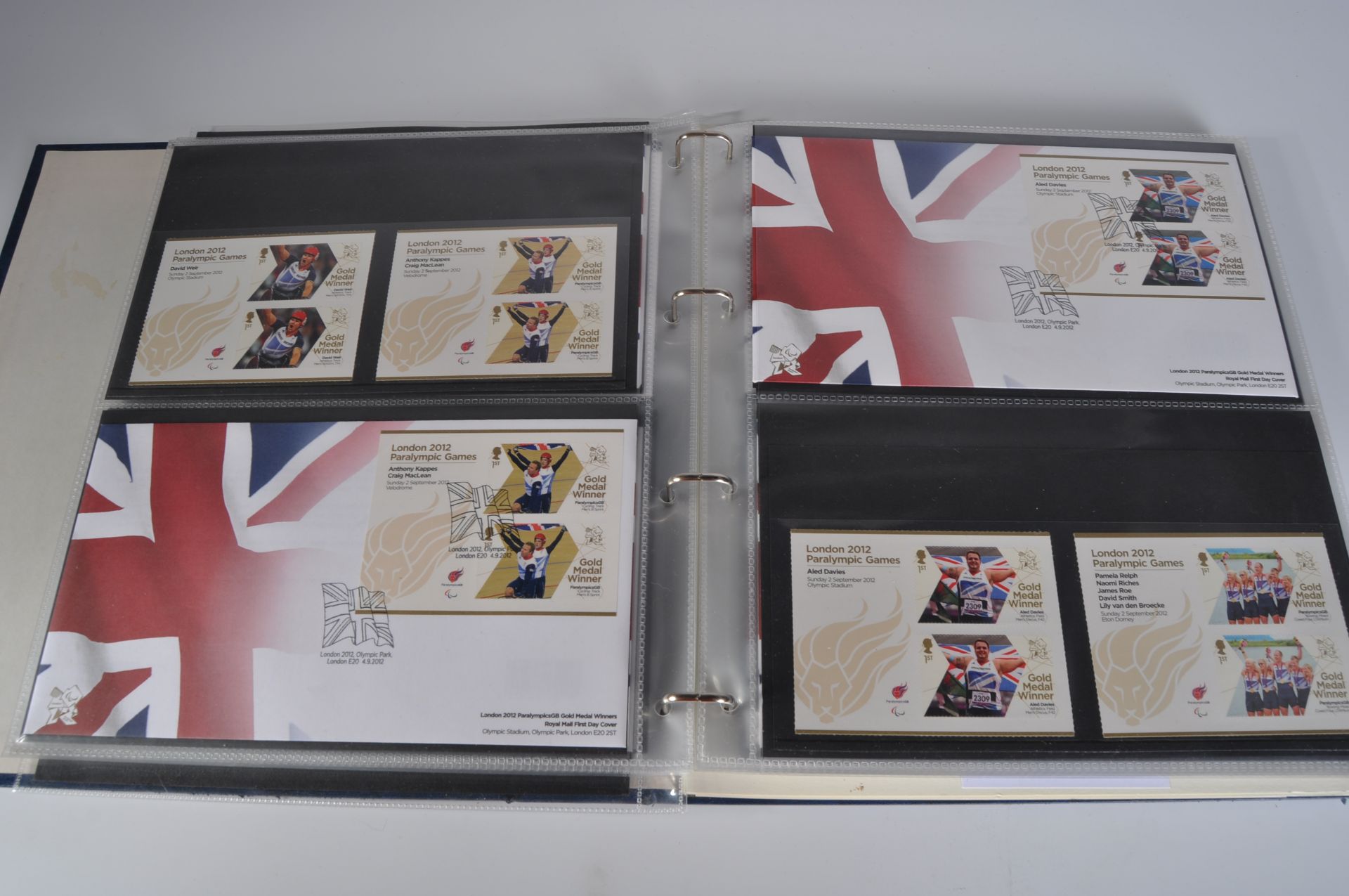 STAMPS - PARALYMPIC GAMES 2012 - UNUSED DECIMAL STAMPS - Image 3 of 6