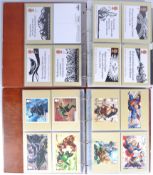 STAMPS - LARGE COLLECTION OF ROYAL MAIL STAMP POSTCARDS
