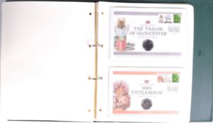 STAMPS / COINS - BEATRIX POTTER COIN COVER COLLECTION