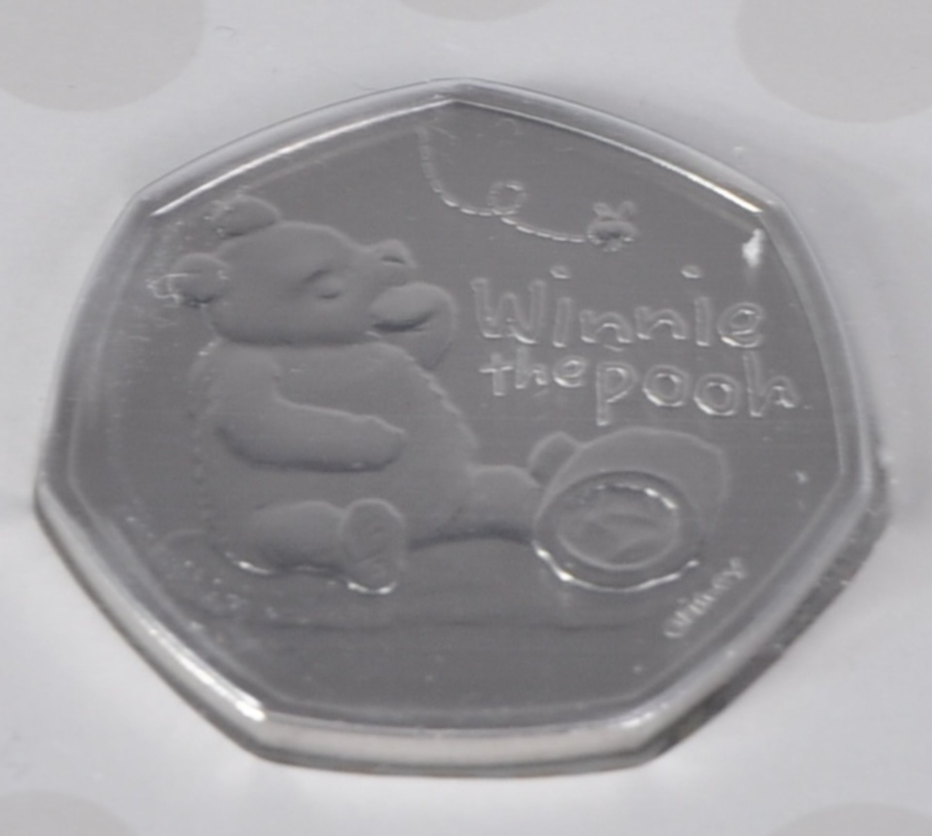 COINS - WINNIE THE POOH & THE SNOWMAN - 50P PRESENTATION COINS - Image 6 of 7