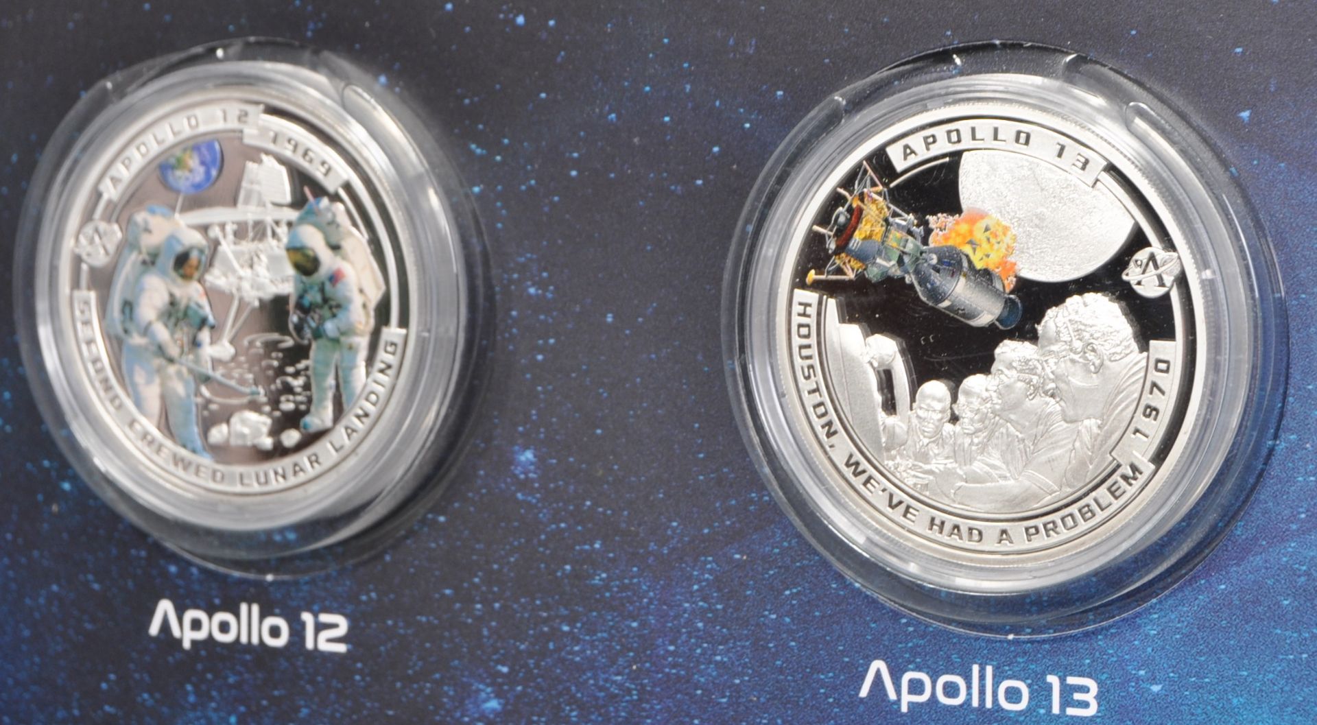 COINS - WORLD COIN ASSOC - APOLLO MISSIONS COIN COLLECTION - Image 2 of 6