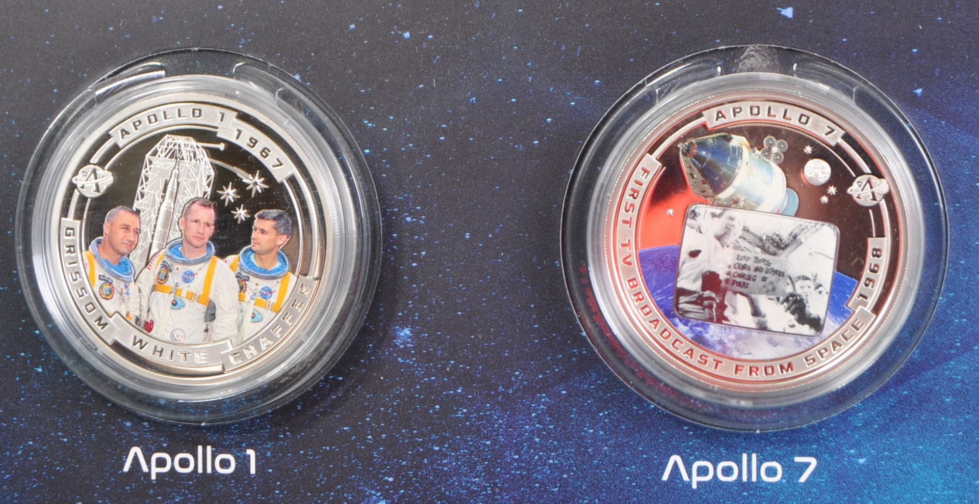 COINS - WORLD COIN ASSOC - APOLLO MISSIONS COIN COLLECTION - Image 4 of 6