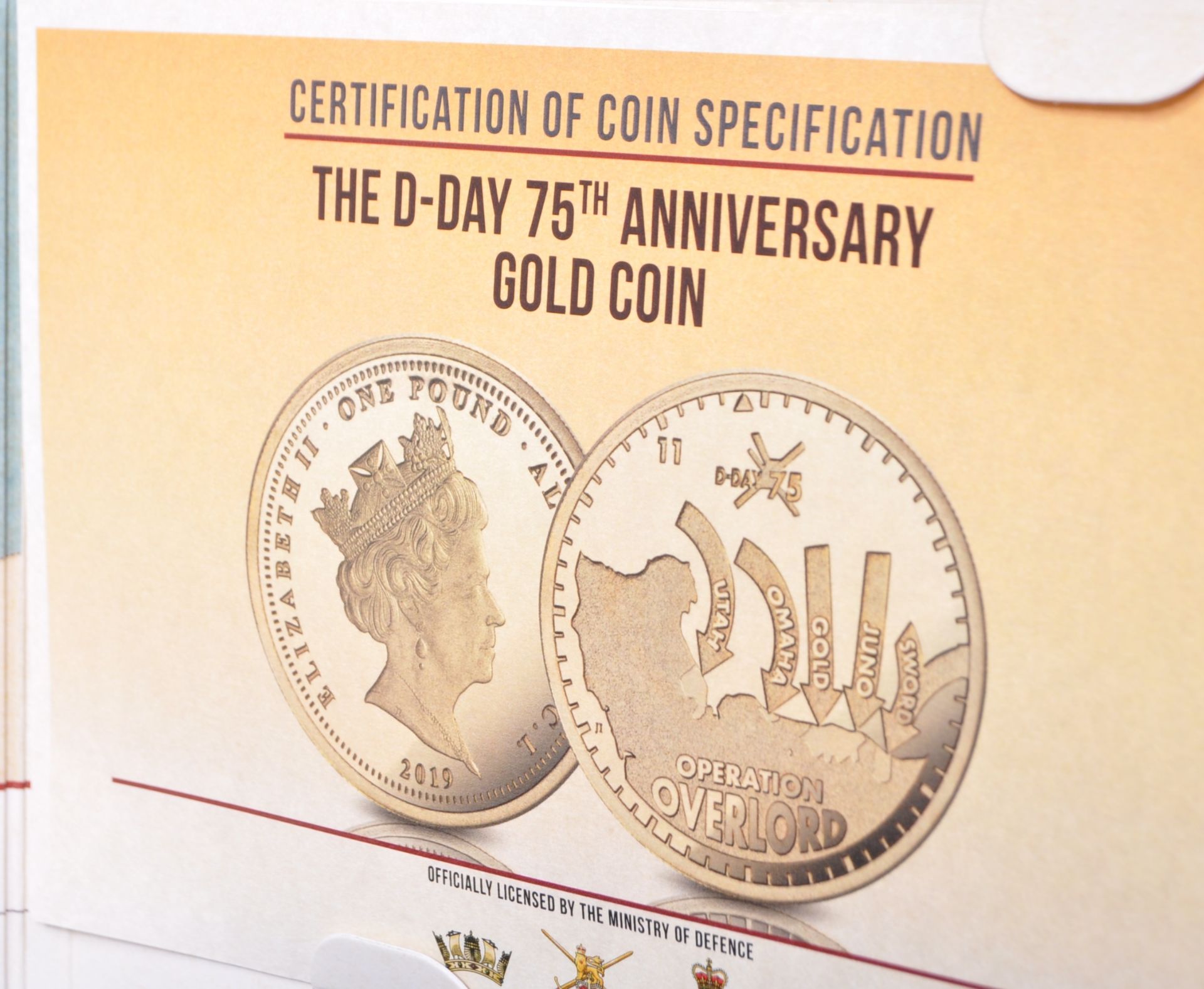 COINS - BRADFORD EXCHANGE - D-DAY 75TH ANNIVERSARY - SET - Image 4 of 4