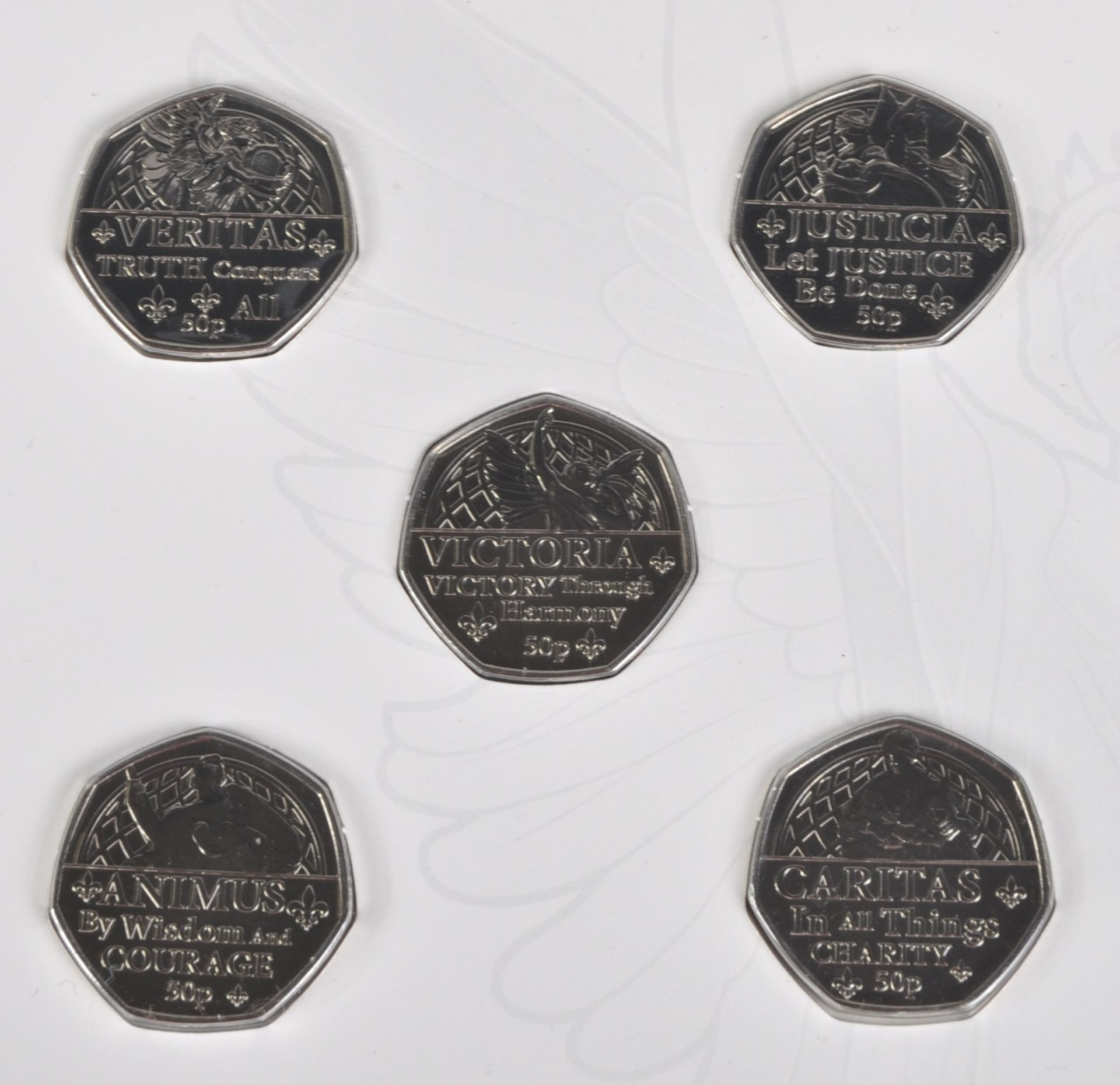 COINS - WESTMINSTER - PLATINUM JUBILEE 50P COLLECTIONS - Image 3 of 4