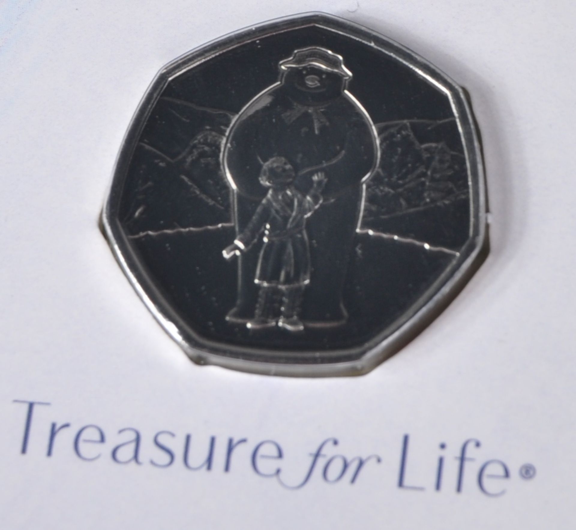 COINS - WINNIE THE POOH & THE SNOWMAN - 50P PRESENTATION COINS - Image 4 of 7