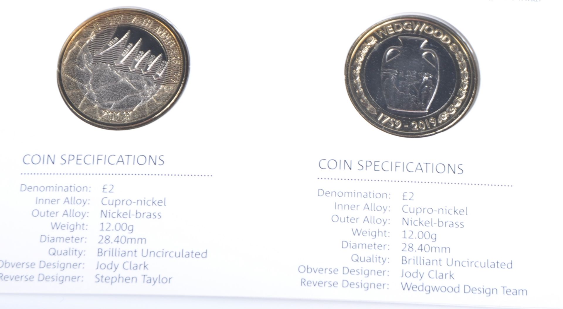 COINS - ROYAL MINT - 2019 ANNUAL COIN SET PRESENTATION SET - Image 6 of 6