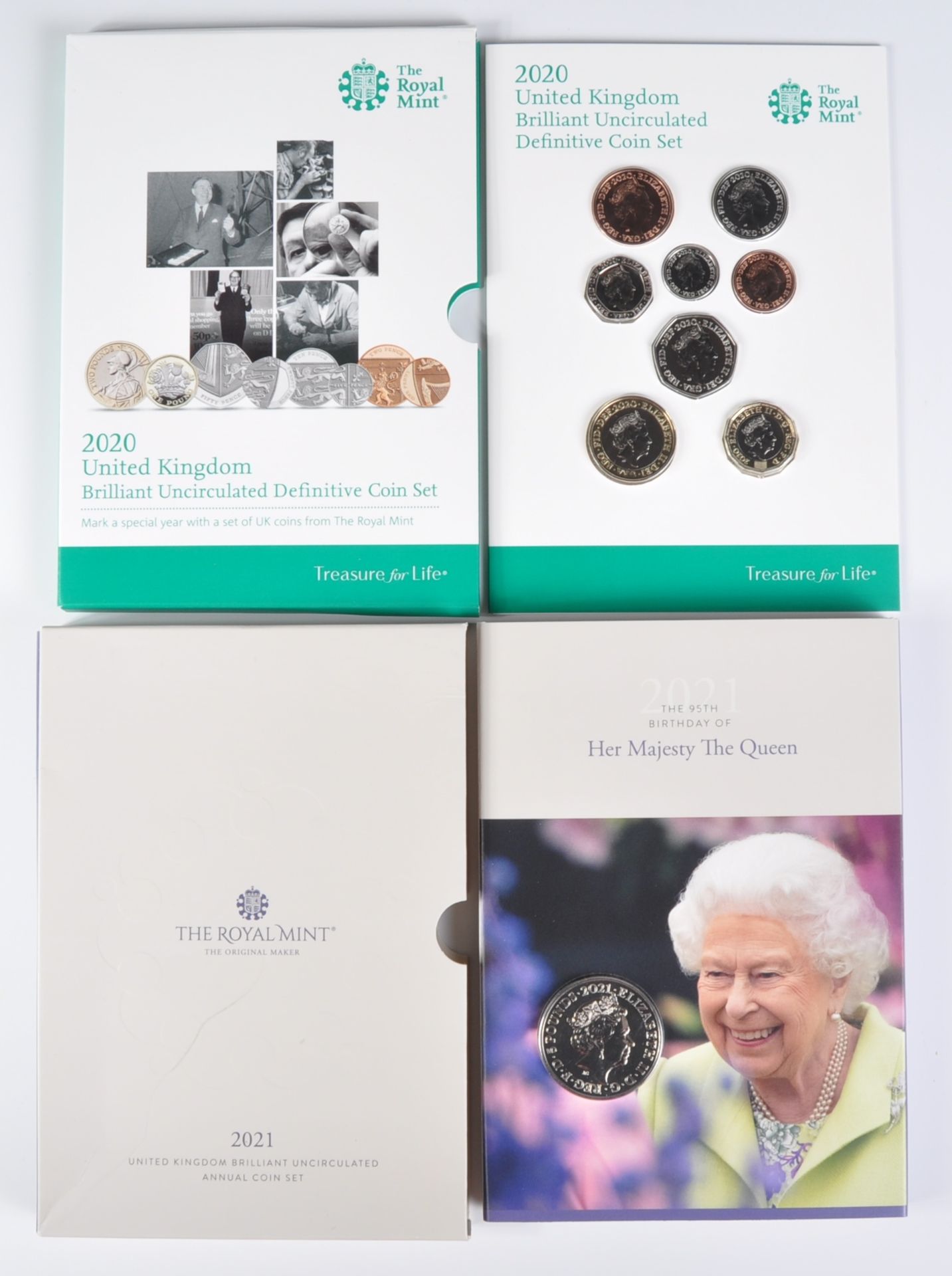 COINS - 2020 DEFINITIVE COIN SET & 2021 ANNUAL COIN SET