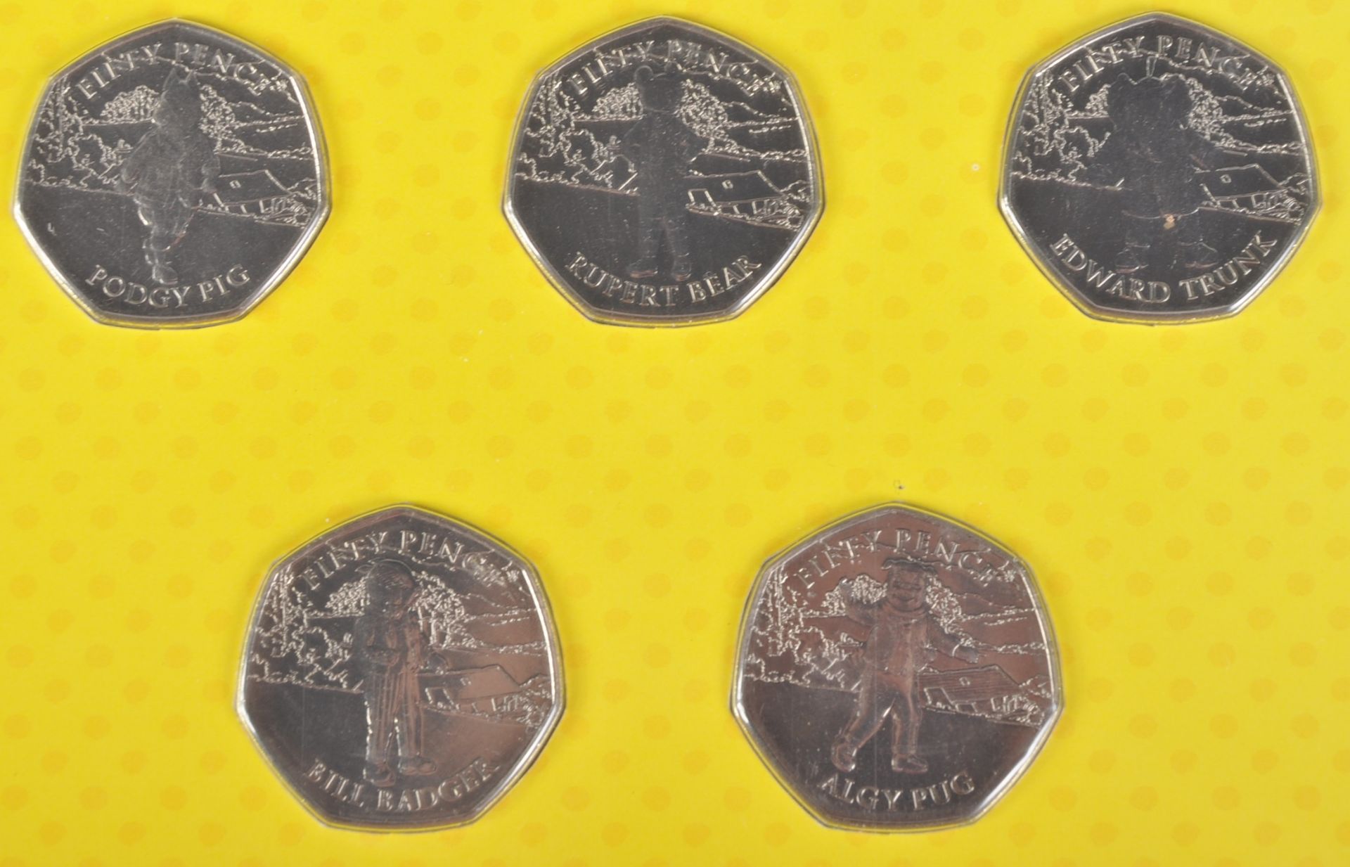 COINS - ISLE OF MAN - PETER PAN & RUPERT BEAR COIN COLLECTION SETS - Image 2 of 4