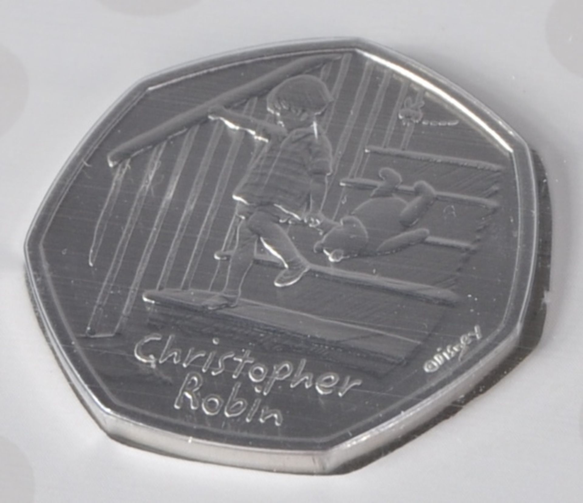 COINS - WINNIE THE POOH & THE SNOWMAN - 50P PRESENTATION COINS - Image 7 of 7