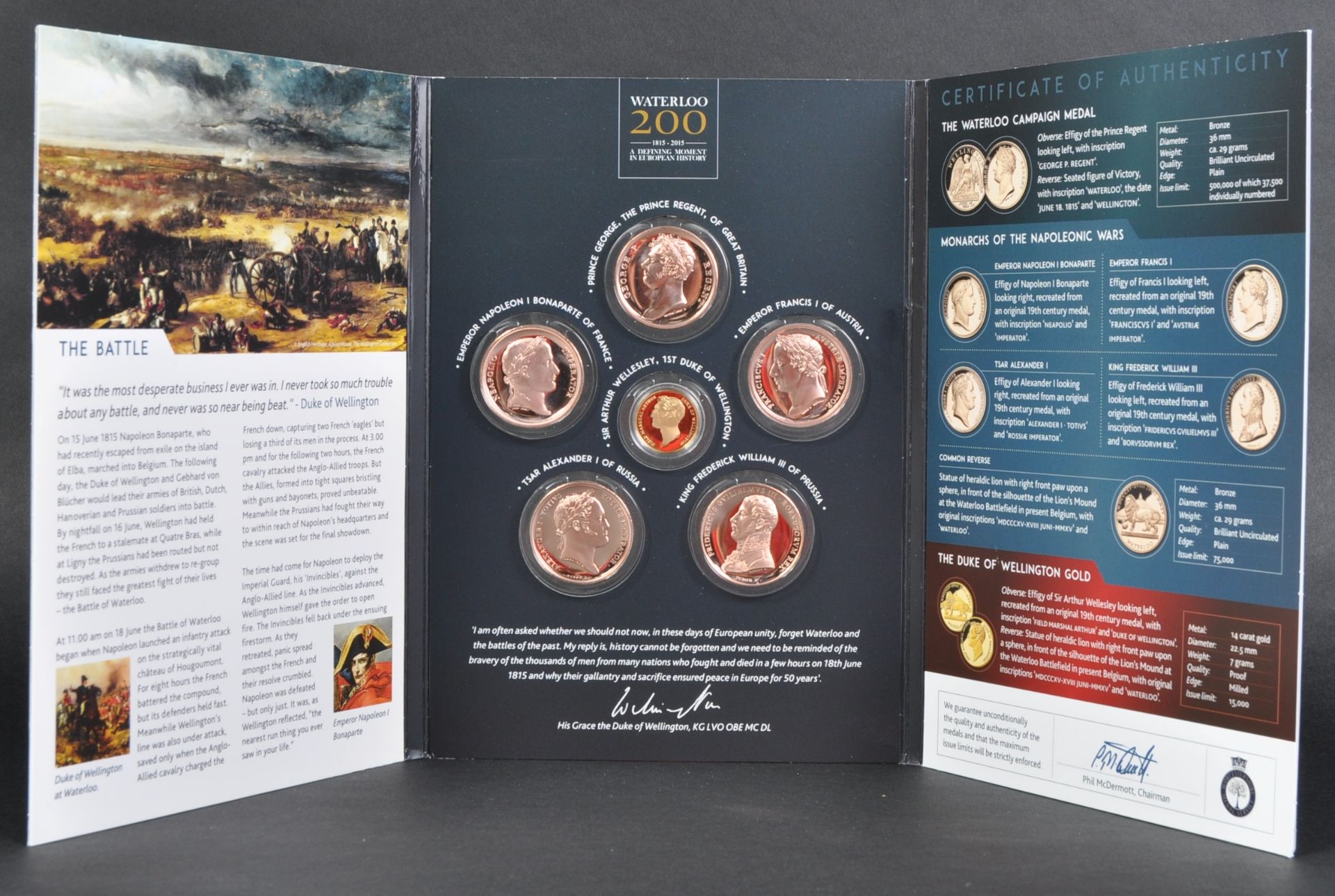 COINS - WATERLOO 200 - 2015 - COIN PRESENTATION SET