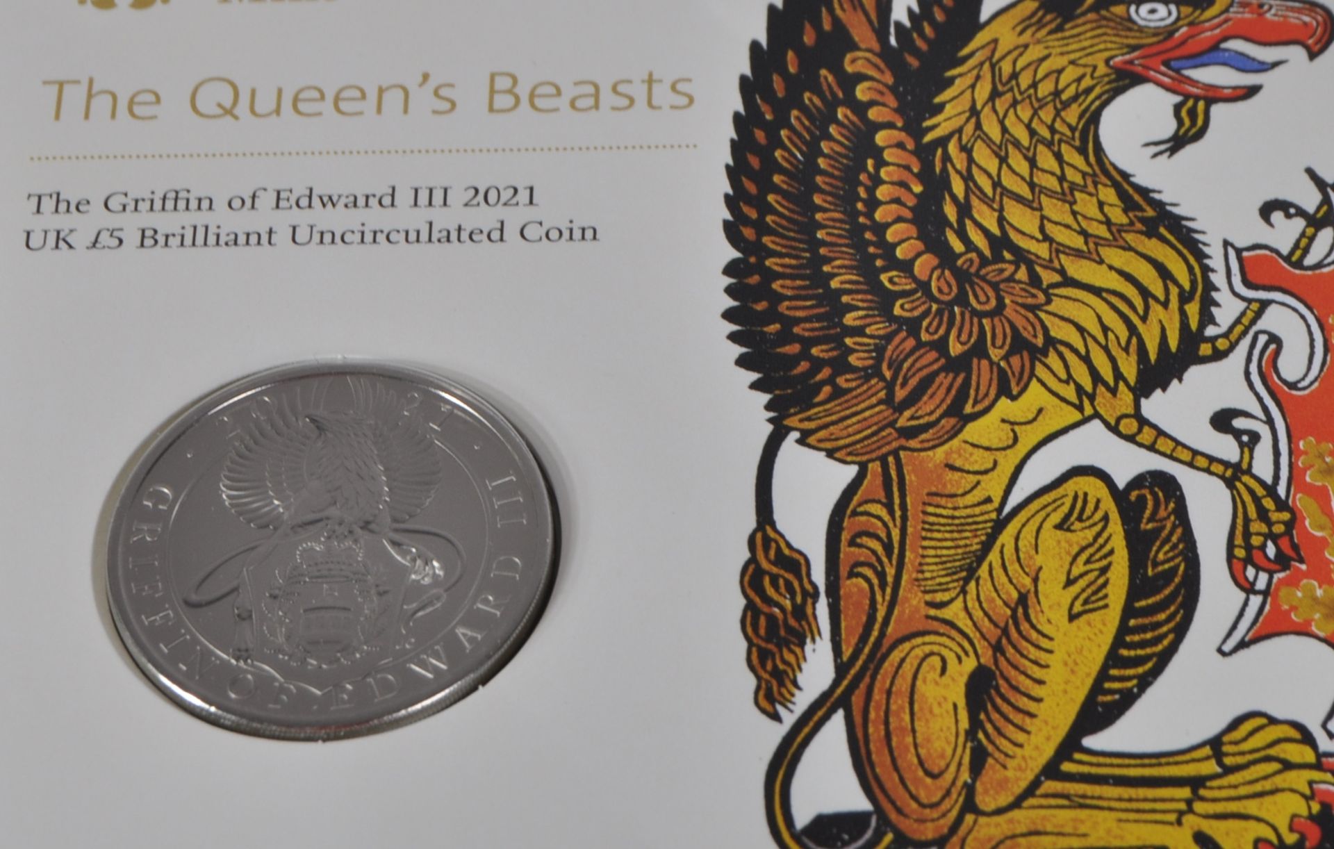 COINS - ROYAL MINT - THE QUEEN'S BEASTS - SET OF X11 £5 COINS - Image 7 of 7