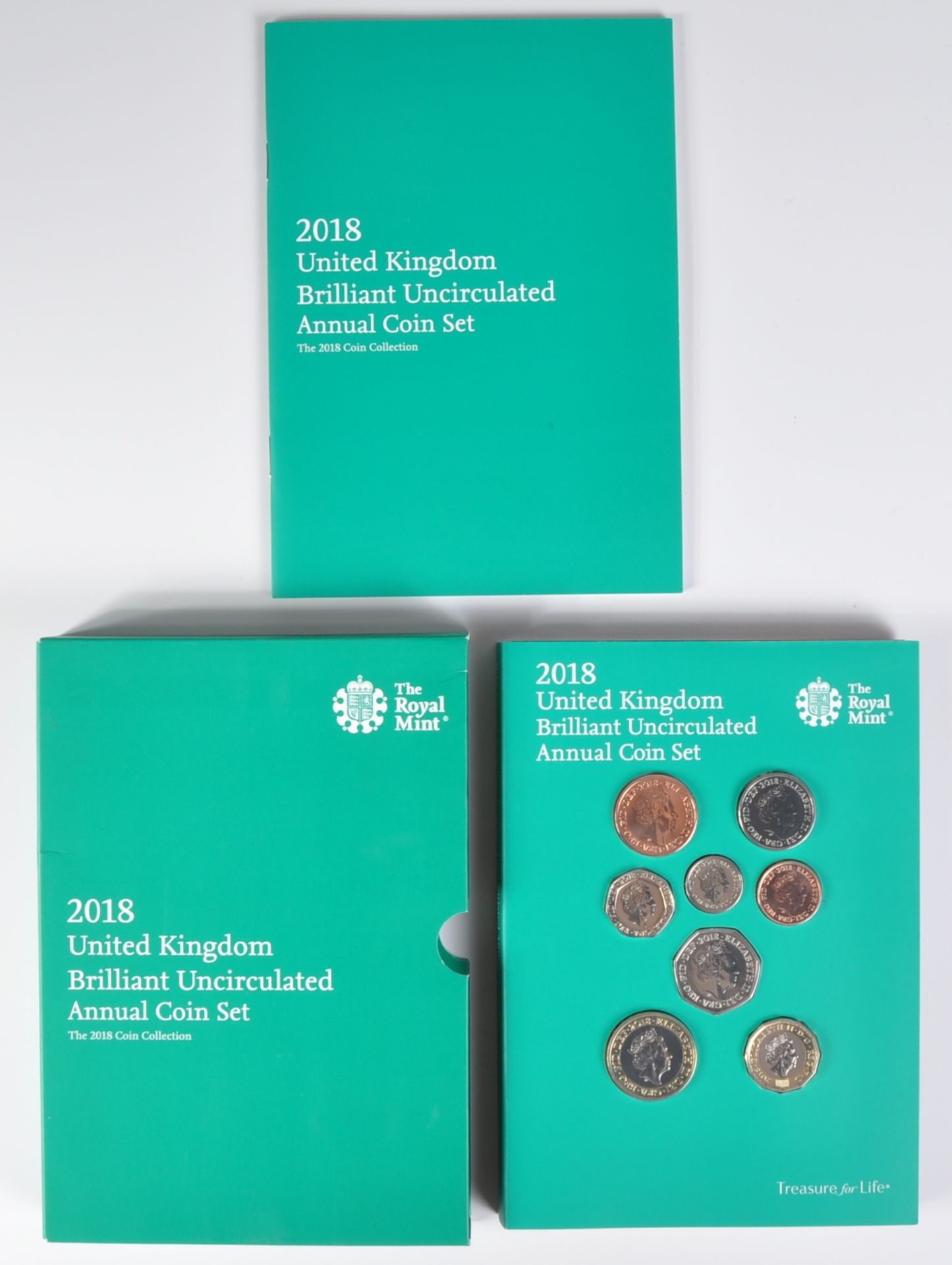 COINS - ROYAL MINT - 2018 UNITED KINGDOM ANNUAL COIN SET