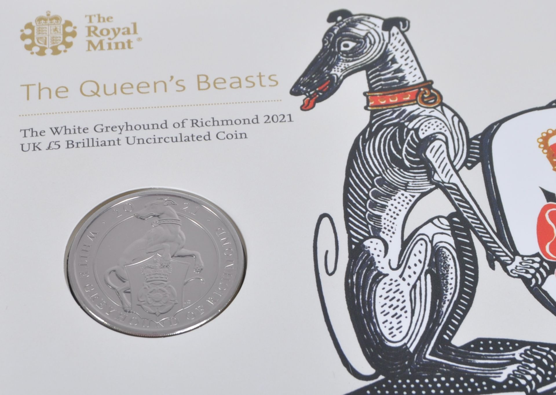 COINS - ROYAL MINT - THE QUEEN'S BEASTS - SET OF X11 £5 COINS - Image 4 of 7