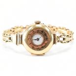 VICTORIAN 15CT GOLD LADIES DRESS WRIST WATCH